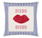 Satin Kissen Bisou in Blau Freisteller #farbe_Ultramarin