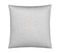 Satin Kissen 40x40 It´s You & Me in Creme Katzensilhouette Stickerei  40x80cm #farbe_Creme Kissen