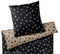 Satin Wende-Bettwäsche Paws in Schwarz-Beige Hundepfoten Freisteller #farbe_Schwarz-Beige