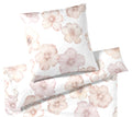 Seiden Satin Bettwäsche Devine in Weiß Blüten Freisteller #farbe_Weiß-Rose
