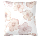 Seiden Satin Bettwäsche Devine in Weiß-Rose Freisteller Kissen #farbe_Weiß-Rose