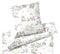 Seiden Satin Bettwäsche Songbird in Weiß Blumen und Vogelmotiv Freisteller #farbe_Weiß
