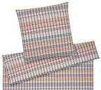 Softflanell Bettwäsche Aberdeen in Rouge Karo Freisteller #farbe_Rouge