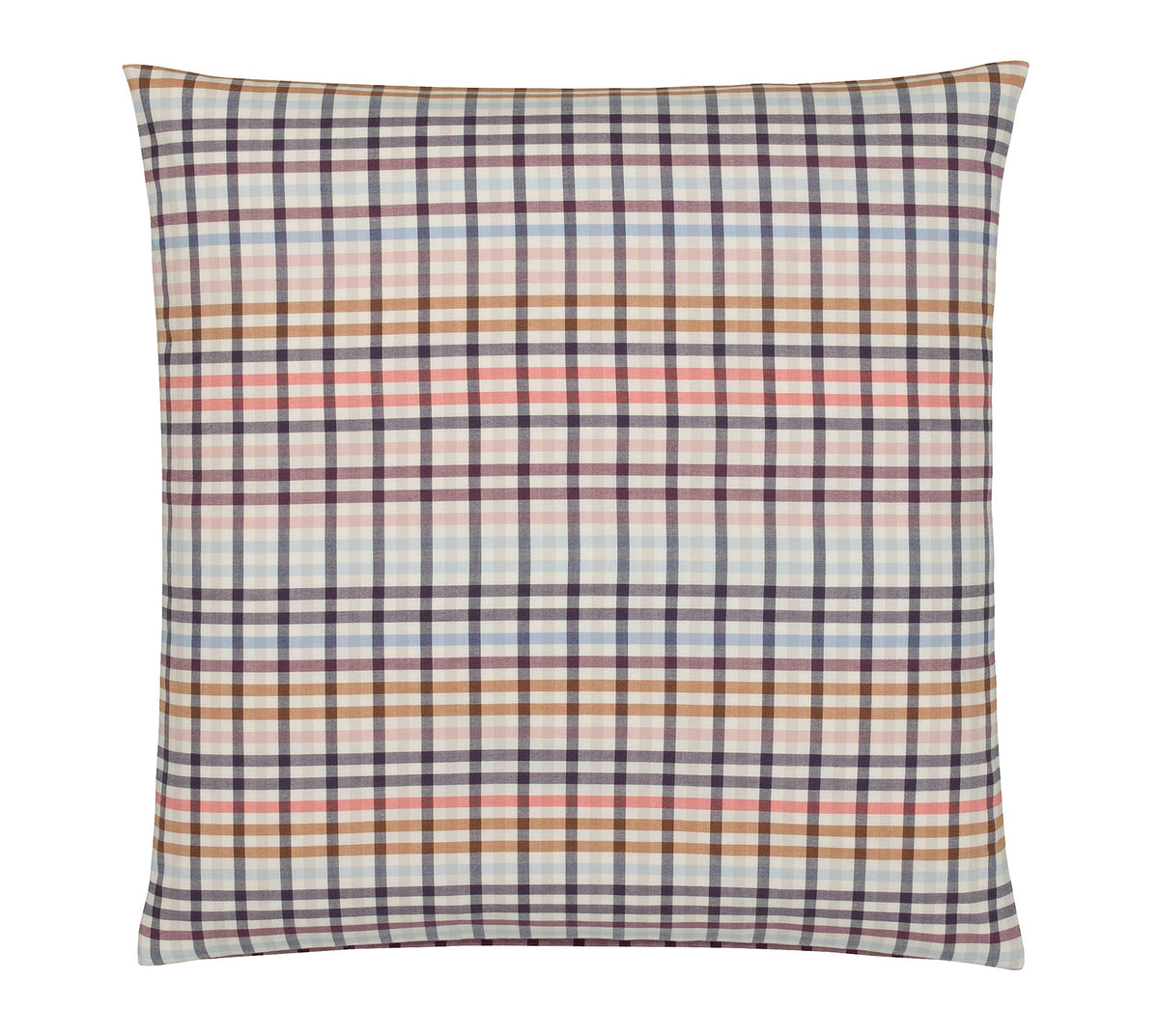 Softflanell Bettwäsche Aberdeen in Rouge Karo Kissen #farbe_Rouge