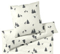 Softflanell Bettwäsche Alpin in Anthra Tannenmotiv Freisteller #farbe_Anthra