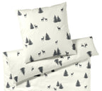 Softflanell Bettwäsche Alpin in Anthra Tannenmotiv Freisteller #farbe_Anthra