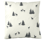 Softflanell Bettwäsche Alpin in Anthra Freisteller Kissen #farbe_Anthra
