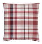 Softflanell Bettwäsche Darcy in Rosarot Karo Kissen #farbe_Rosarot