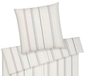 Softflanell Bettwäsche Edinburgh in Creme Streifen Freisteller #farbe_Creme