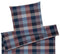 Softflanell Bettwäsche Hamilton in Mauve-Blau Karo Freisteller #farbe_Mauve-Blau