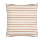 Softflanell Bettwäsche Inverness in Ziegel Streifen Kissen #farbe_Ziegel