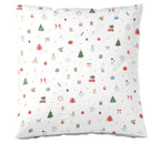 Softflanell Bettwäsche Joyful in Weiß Freisteller Kissen #farbe_Weiß