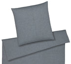 Softflanell Bettwäsche Mono in Grau Uni Freisteller #farbe_Grau