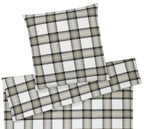 Softflanell Bettwäsche Westminster in Tannengrün Karo Freisteller #farbe_Tannengrün