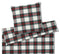 Softflanell Bettwäsche Westminster Wine in Karo Freisteller #farbe_Wine