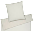 Softflanell Wende-Bettwäsche Tender in Natur Uni Streifen Freisteller #farbe_Natur