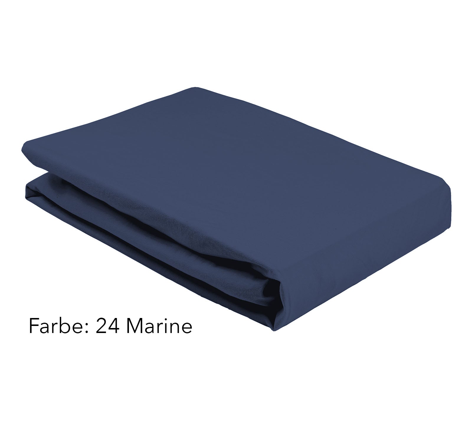 Jersey Spannbettlaken Farbe Dunkelblau Marine #farbe_Softes Jersey Spannbettlaken Marine 