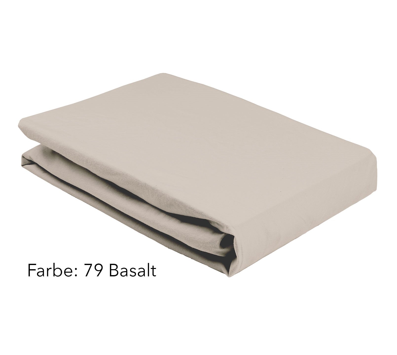 Spannbettlaken Topper Farbe Basalt Topperbezug #farbe_Topper Bezug Basalt