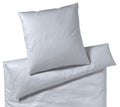  Uni Satin Bettwaesche Solid in Silber Uni Freisteller #farbe_Silber