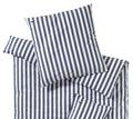 Web Perkal Kinderbettwäsche Happy Stripe in Dunkelblau Streifen Pandabärstickmotiv Freisteller #farbe_Dunkelblau