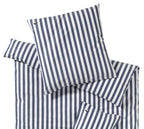 Web Perkal Kinderbettwäsche Happy Stripe in Dunkelblau Streifen Pandabärstickmotiv Freisteller #farbe_Dunkelblau