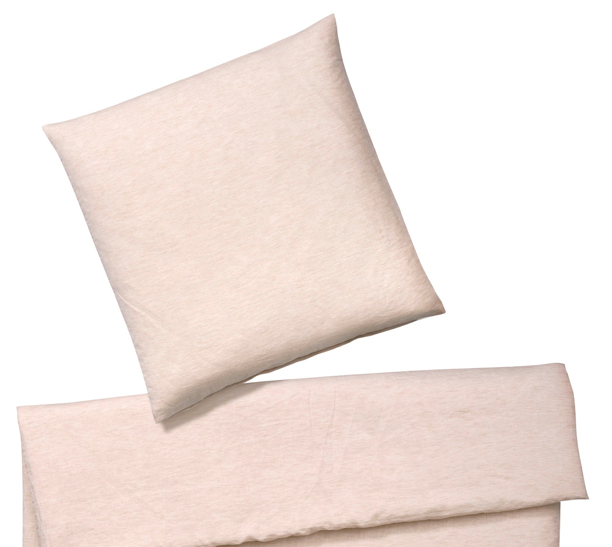 Halbleinen Bettwäsche Breezee in Apricot  Freisteller #farbe_Breezee Apricot